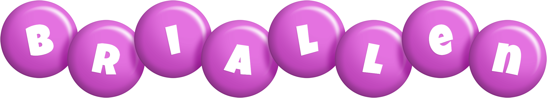 Briallen candy-purple logo