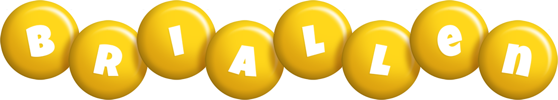 Briallen candy-yellow logo