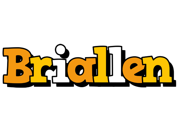 Briallen cartoon logo