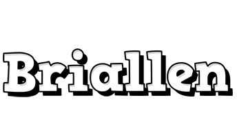 Briallen snowing logo