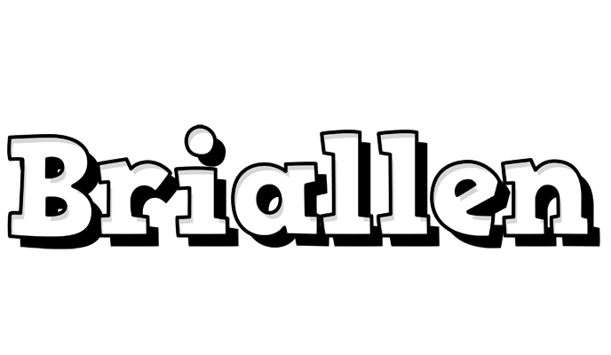 Briallen snowing logo