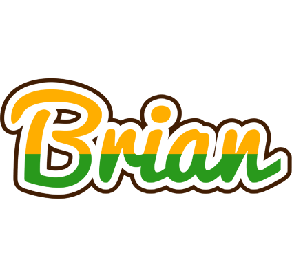 Brian banana logo