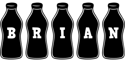 Brian bottle logo