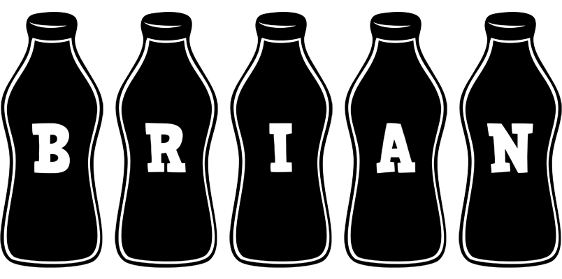 Brian bottle logo