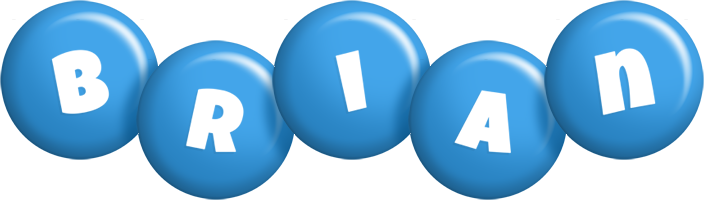 Brian candy-blue logo