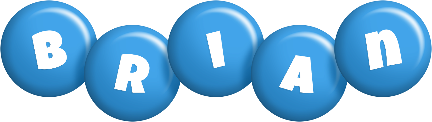 Brian candy-blue logo