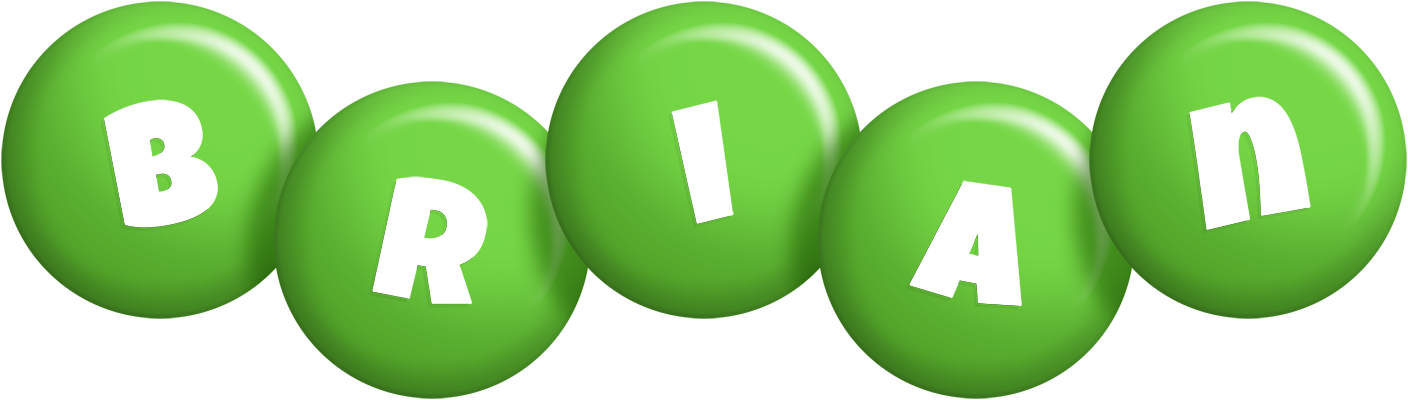 Brian candy-green logo
