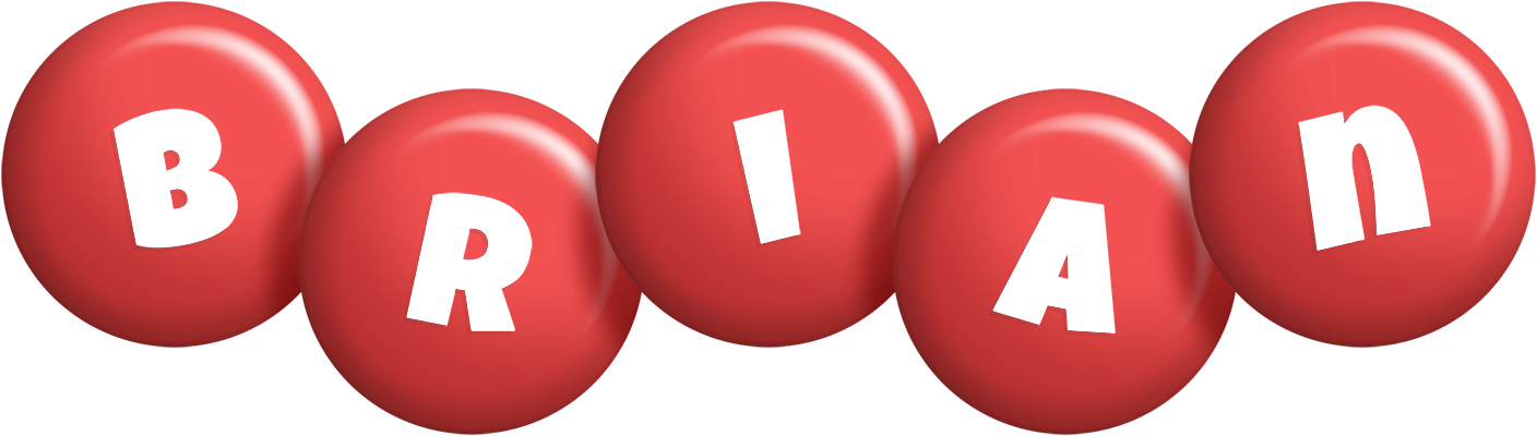Brian candy-red logo