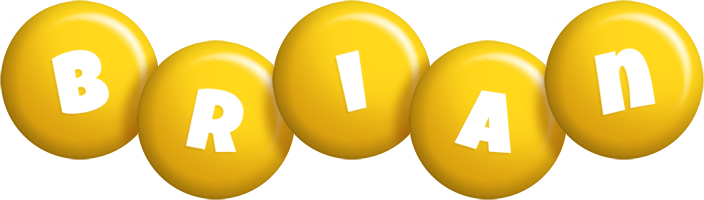 Brian candy-yellow logo
