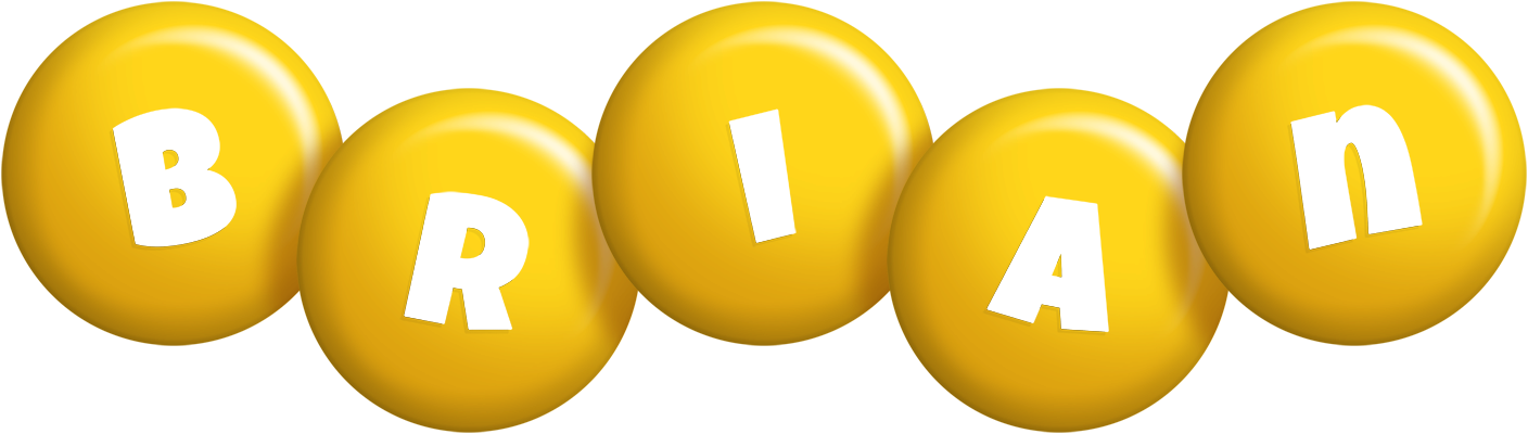 Brian candy-yellow logo