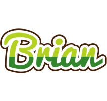 Brian golfing logo