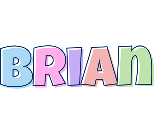 Brian pastel logo