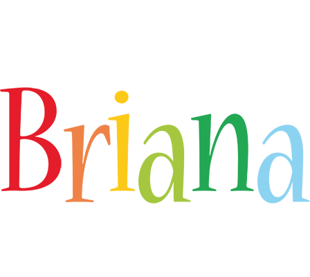 Briana birthday logo
