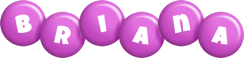 Briana candy-purple logo