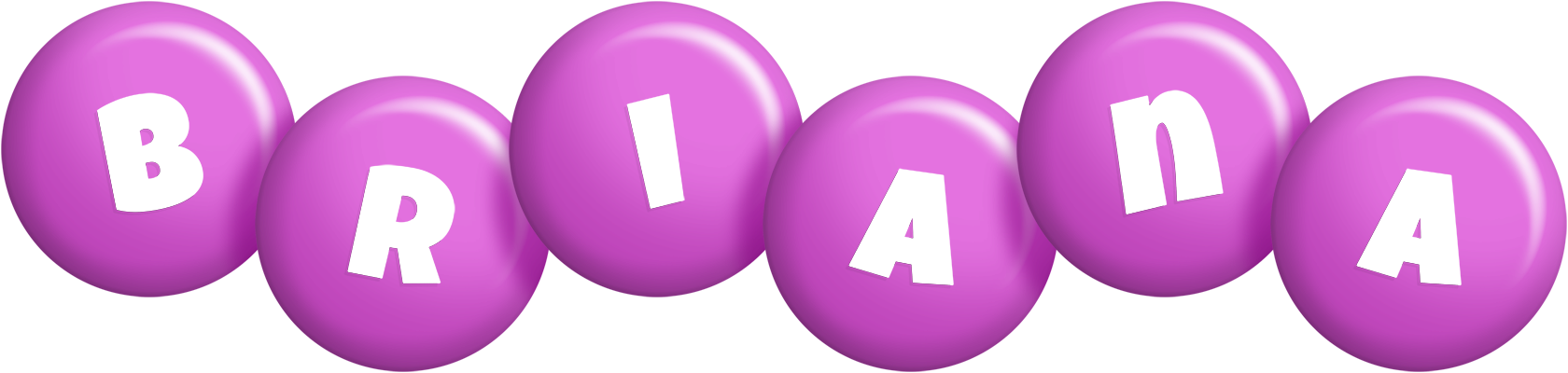 Briana candy-purple logo