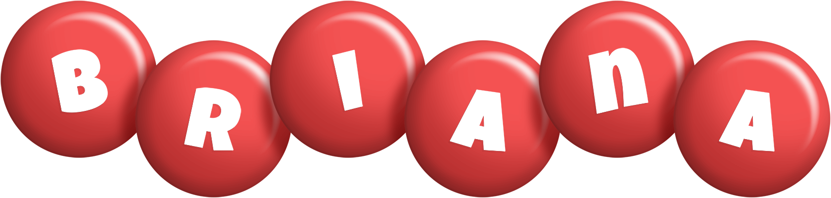 Briana candy-red logo