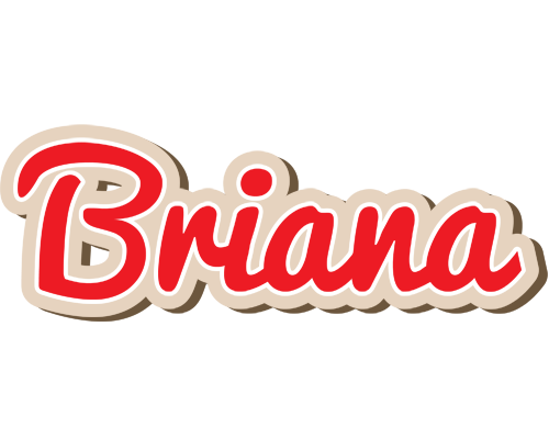Briana chocolate logo