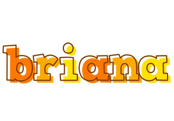 Briana desert logo