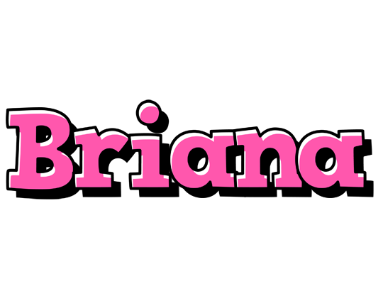 Briana girlish logo