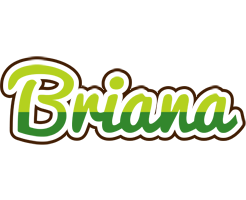 Briana golfing logo