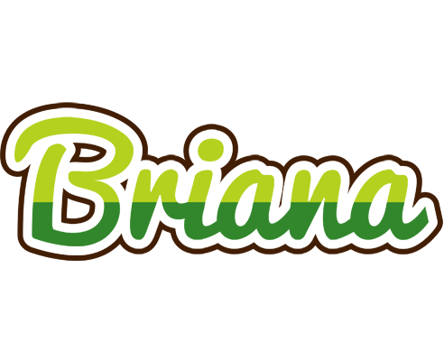 Briana golfing logo