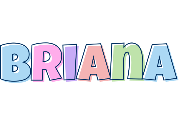 Briana pastel logo