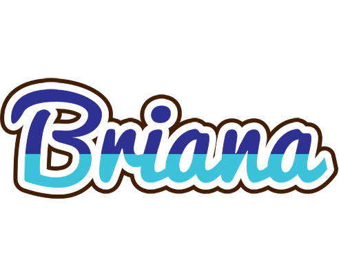 Briana raining logo