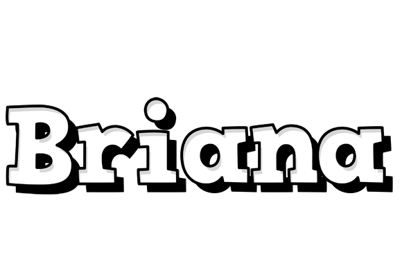 Briana snowing logo