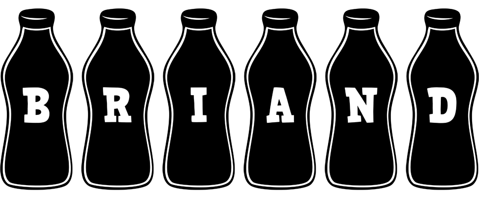 Briand bottle logo
