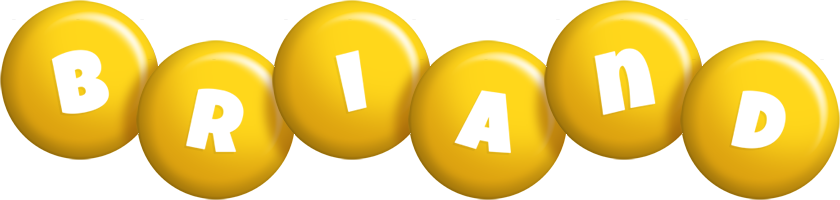 Briand candy-yellow logo