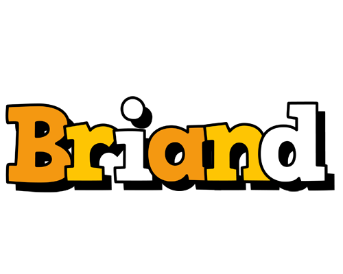 Briand cartoon logo