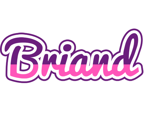 Briand cheerful logo