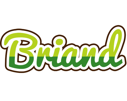 Briand golfing logo