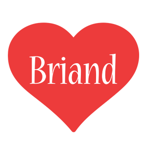 Briand love logo