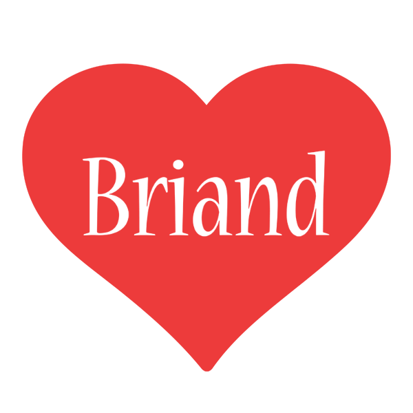 Briand love logo