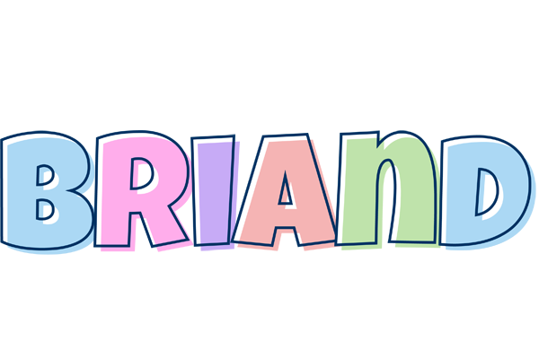 Briand pastel logo