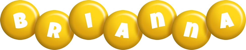 Brianna candy-yellow logo