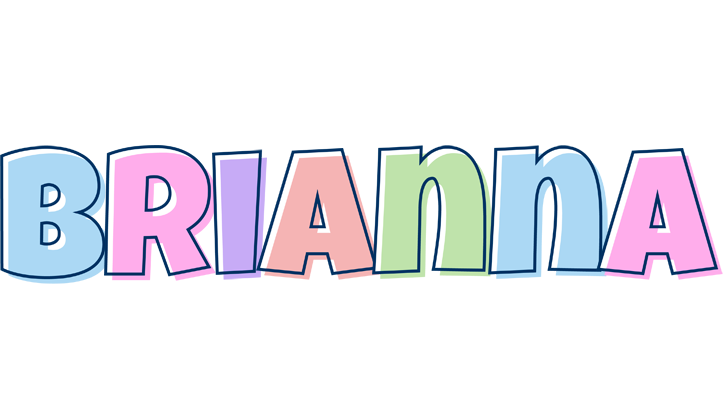 Brianna pastel logo