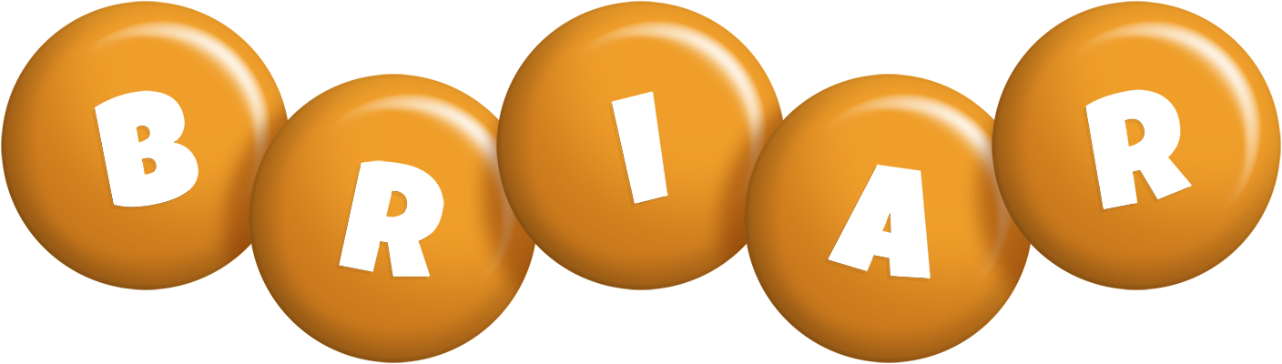 Briar candy-orange logo