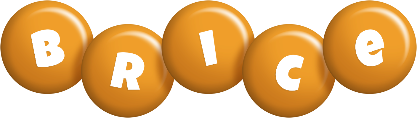 Brice candy-orange logo