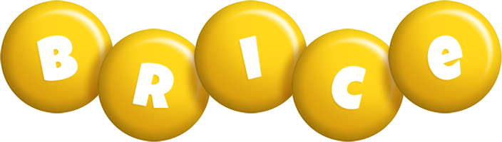 Brice candy-yellow logo