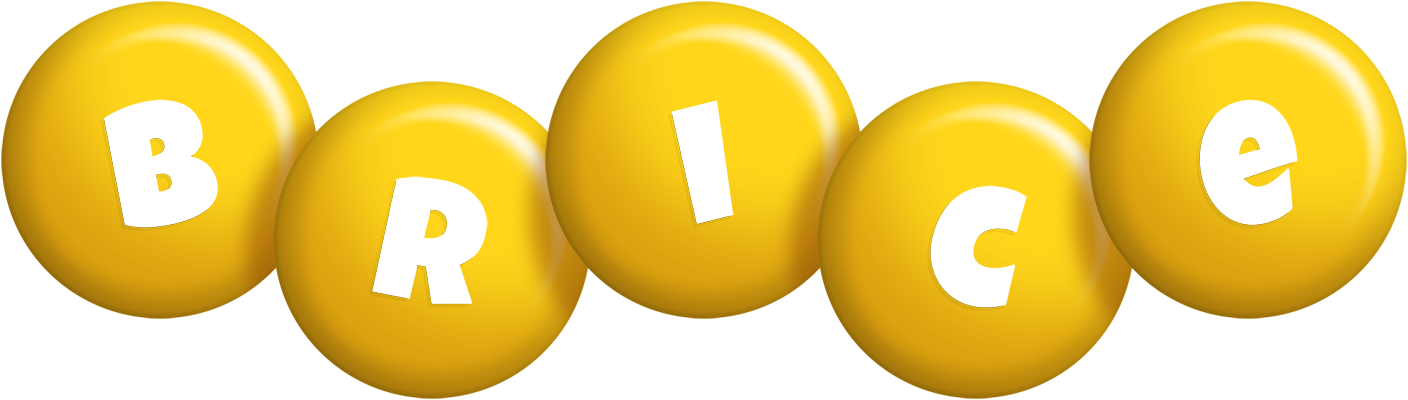 Brice candy-yellow logo