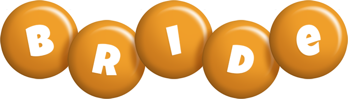 Bride candy-orange logo