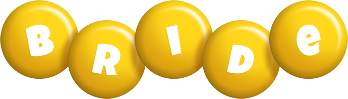 Bride candy-yellow logo