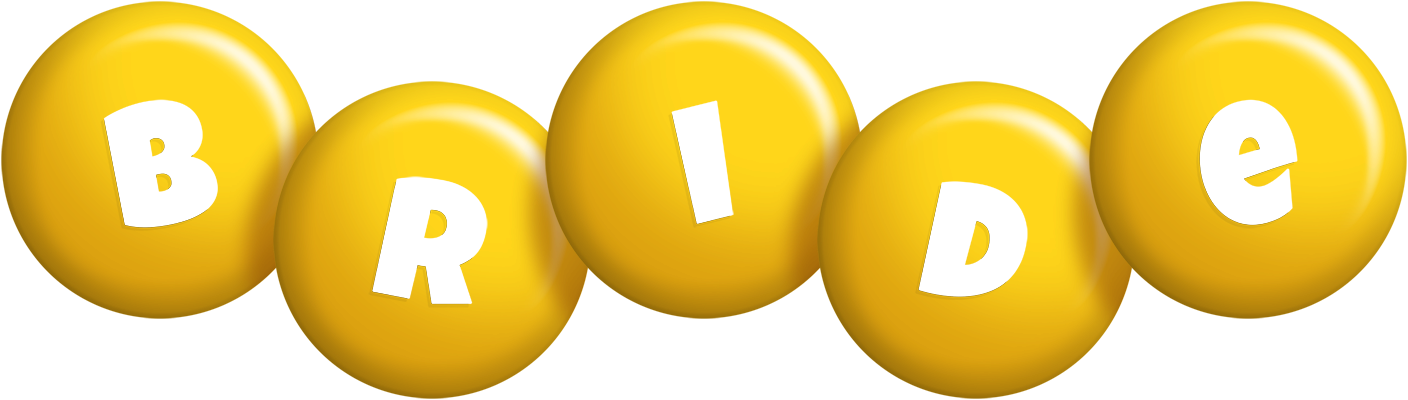 Bride candy-yellow logo