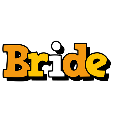 Bride cartoon logo