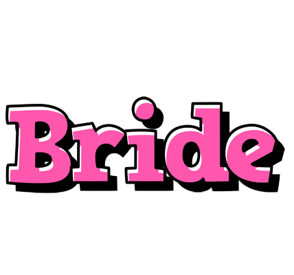 Bride girlish logo