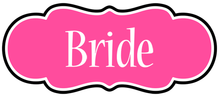 Bride invitation logo