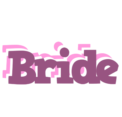 Bride relaxing logo