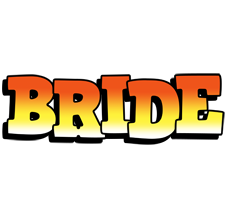 Bride sunset logo